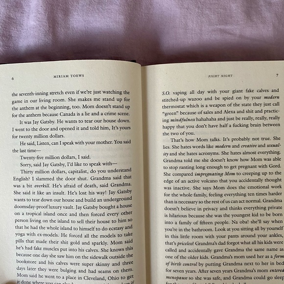 "Fight Night" book by Miriam Toews - Picture 5 of 6